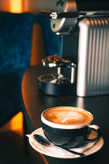 Residence Hotel Galway  | Galway | cup of coffee next to Nespresso machine